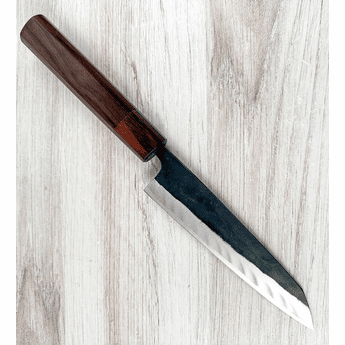 Yamashin Blue #2 Kurouchi Honesuki 150mm - Cracked Ferrule