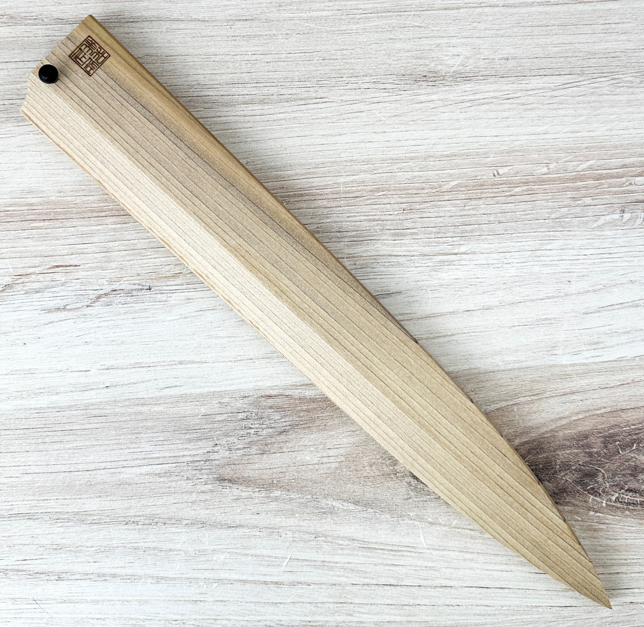 CKTG Yanagiba Saya 300mm|Magnolia Wood