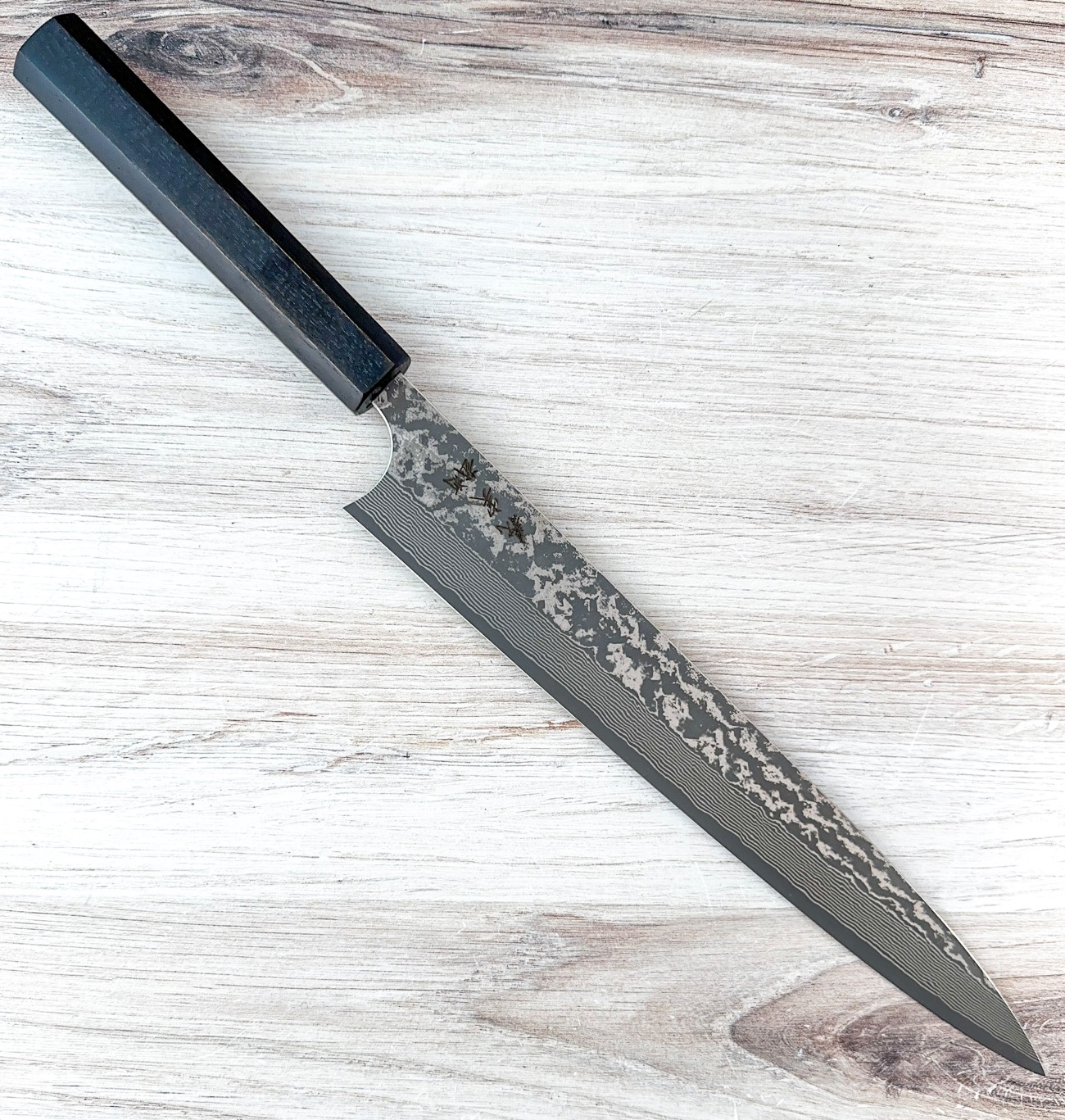 Yoshimi Kato Enju VG10 Sujihiki 270mm|Ebony