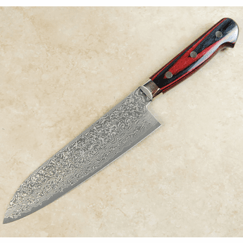 Yoshimi Kato VG-10 Suminagashi Santoku 180mm
