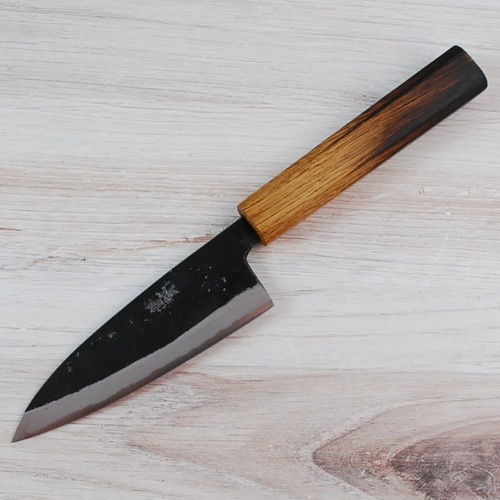 Yoshimitsu Fugen White #1 Tall Petty 120mm - Crooked Handle