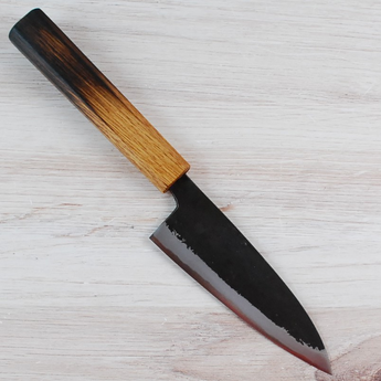 Yoshimitsu Fugen White #1 Tall Petty 120mm - Crooked Handle