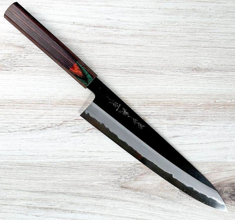 和牛刀 240mm Hatsukokoro Yoshikane Nashiji SKD Gyuto 240mm 初心梨地SKD高速鋼