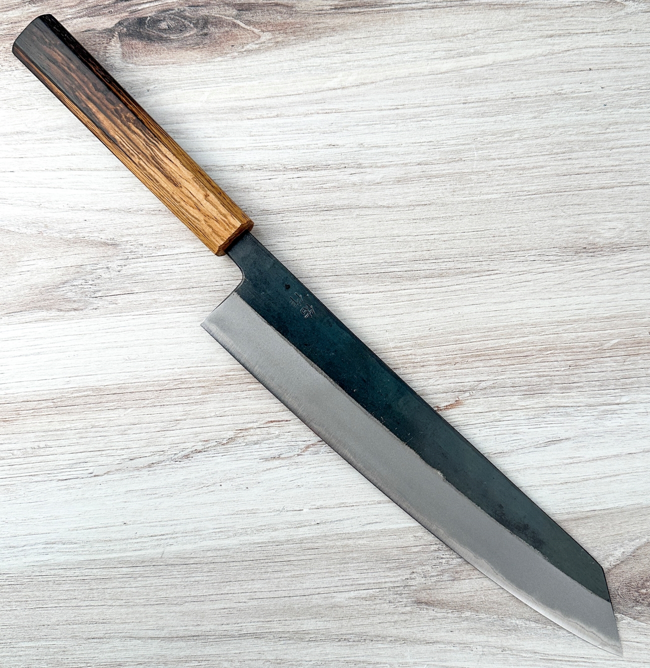 ロッド Nawate Kazuyuki Ryky x Taku Vanadis 4E Steel 180mm Kiritsuke Gyuto with