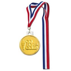 1 oz Custom Chocolate Medallion with Ribbon