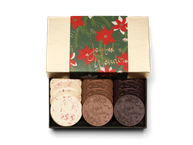 12-Piece Large Chocolate Cookie Gift Set � Luxury Holiday Packaging � Joyful