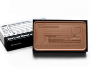 8oz. Engraved Chocolate Bar � IRS 1040<br> case of 5: $174.95