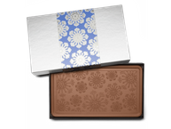 Giant 2lb. Chocolate Bar � Luxury Holiday Packaging � Snowflake