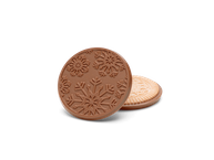 3.2″ Large Milk Chocolate Sugar Cookie- Snowflake Cookie Gift Box