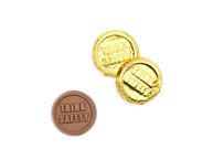 Premium Gold Foil Milk Chocolate Coin � Think Safety <br> Case of 250-$129.99