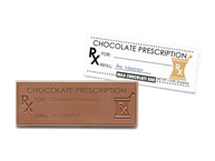2″x5″ Milk Chocolate Wrapper Bar � Choco Rx <br> case of 50: $139.99