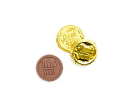 Thank You Milk Chocolate Coin<br> case of 250: $129.99