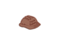 Think Safety Chocolate Hard Hat Shape<br>case of 50: $119.99