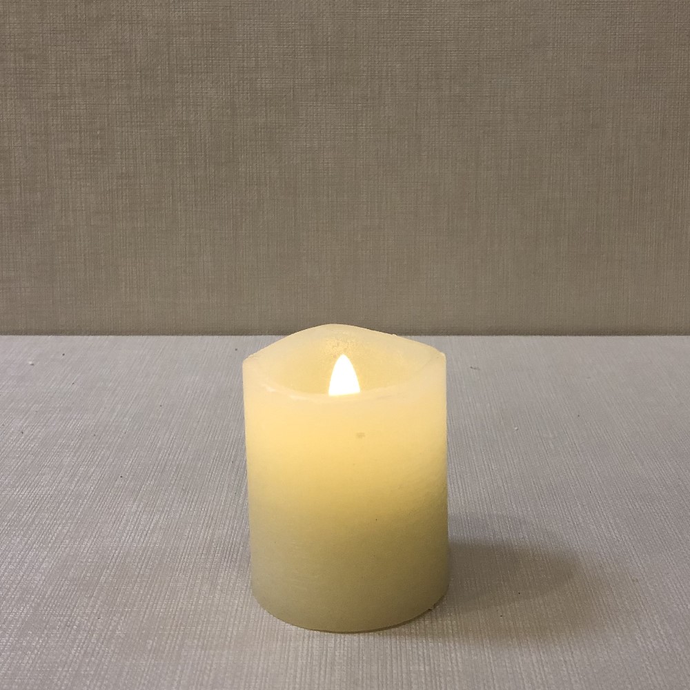 Votive Battery Candles with Timer 2" W x 2" H Ivory