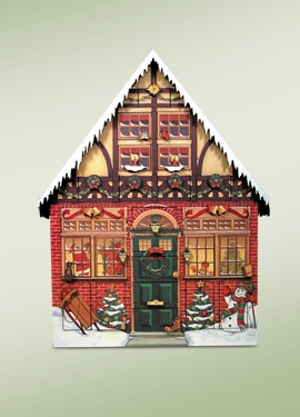 Byers Choice Advent Calendar - Christmas House Advent Calendar