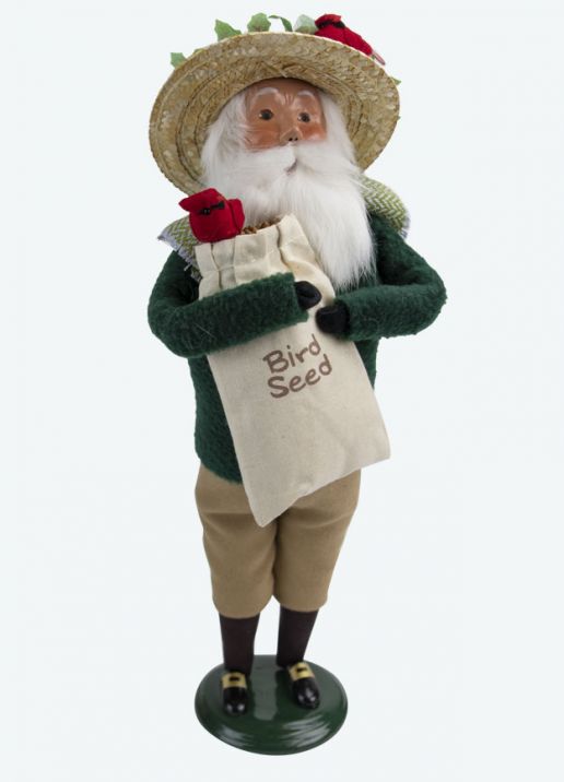 Byers Choice Caroler - Santa with Cardinal 2020