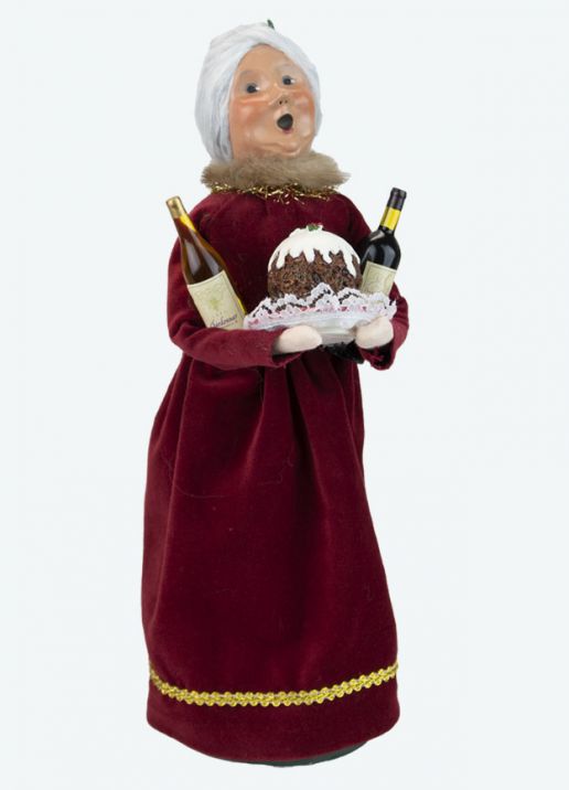 Byers Choice Caroler - Wine Mrs Claus 2021