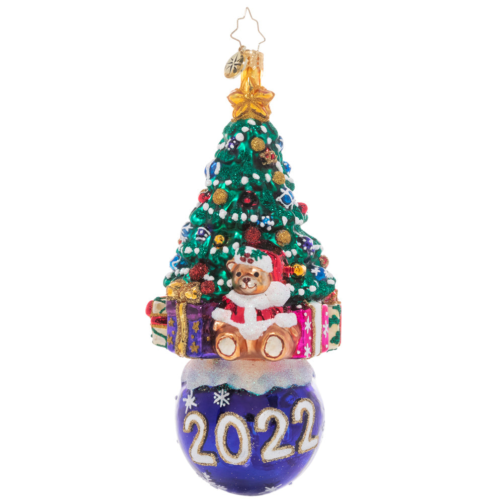 Christopher Radko Glass Ornament Classic Christmas Dated 2022