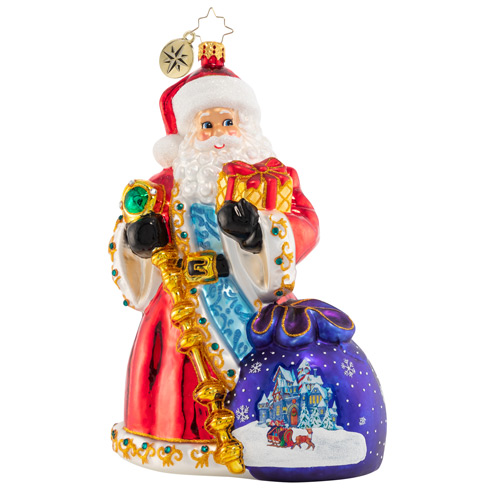 Christopher Radko Glass Ornament - Twilight Delight Santa DC 2021