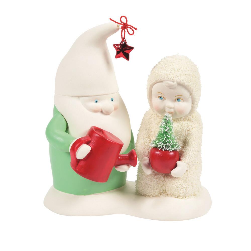 Department 56 Snowbabies Built Like Gnome - Decorazione Natalizia In Porcellana, Altezza 11 Cm, Dettagli Dipinti A Mano - 3
