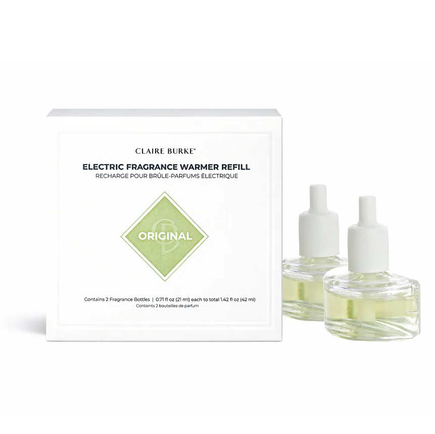 Claire Burke Electric Fragrance Refills - Claire Burke Original Scent - Set of 2