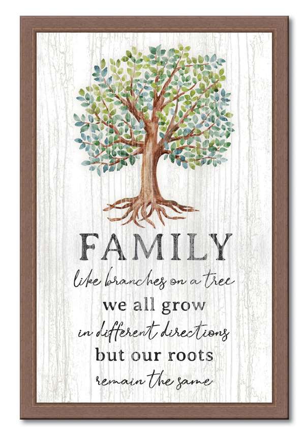 Family Tree Sign Like Branches on a Tree 12" x 18"