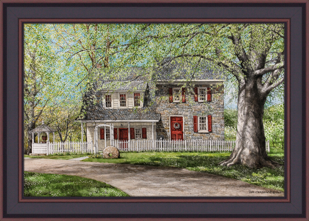 Framed Print Beech Front Property 32X24 Dan Campanelli