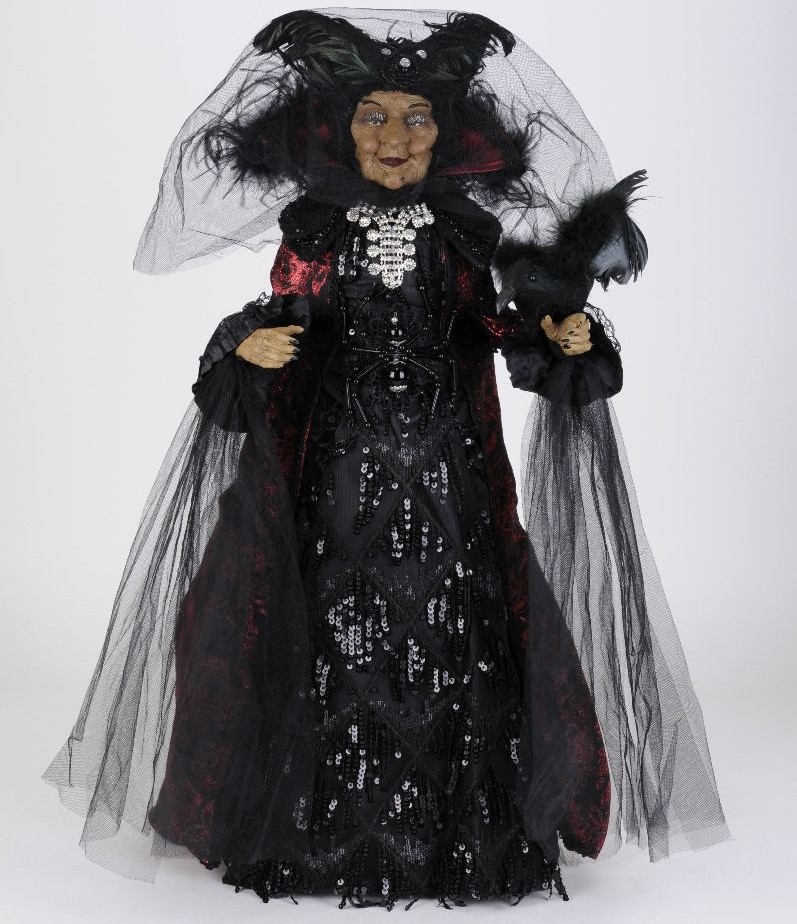 Karen Didion Witch 27in Small Black Widow 2022