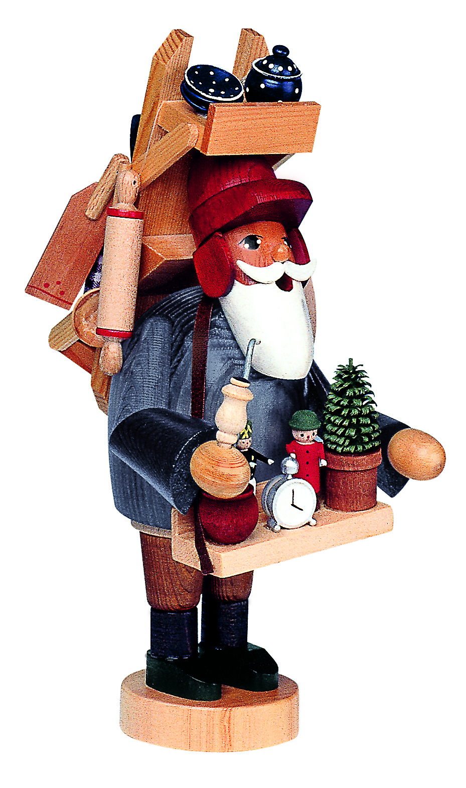 KWO German Smokers & Nutcrackers Wooden Folk Art