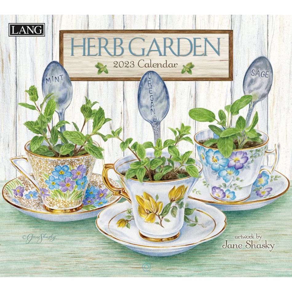 lang-calendar-2023-herb-garden-jane-shasky
