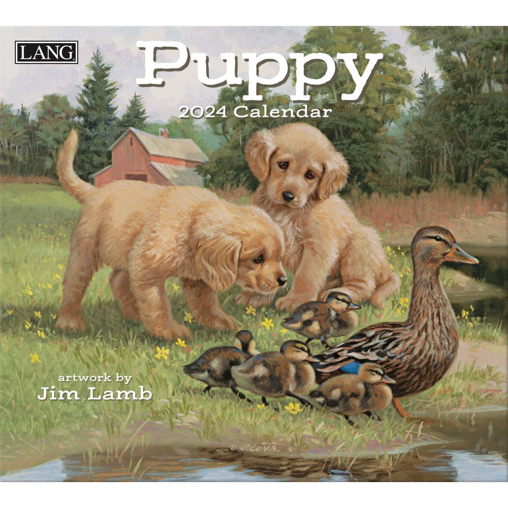Lang Calendar 2025 Puppy Jim Lamb