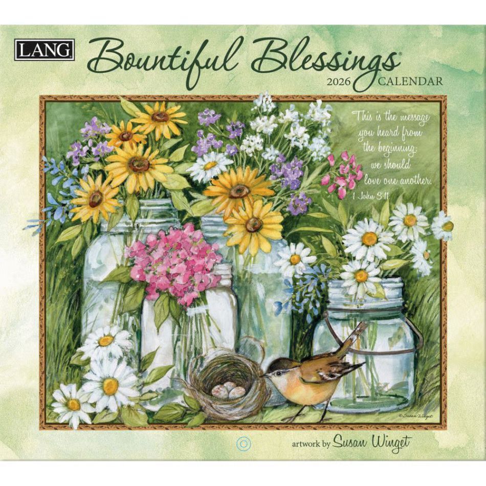 Lang Calendar - 2026 - Bountiful Blessings - Susan Winget