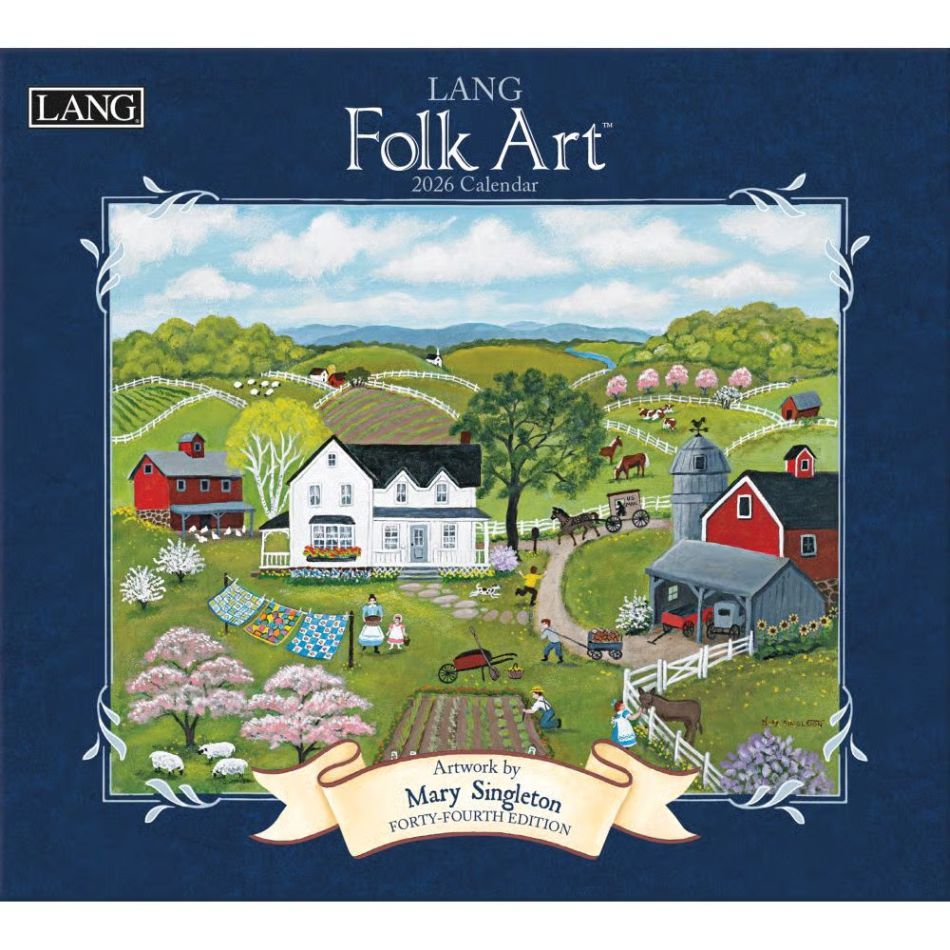 Lang Calendar - 2026 - Folk Art - Mary Singleton