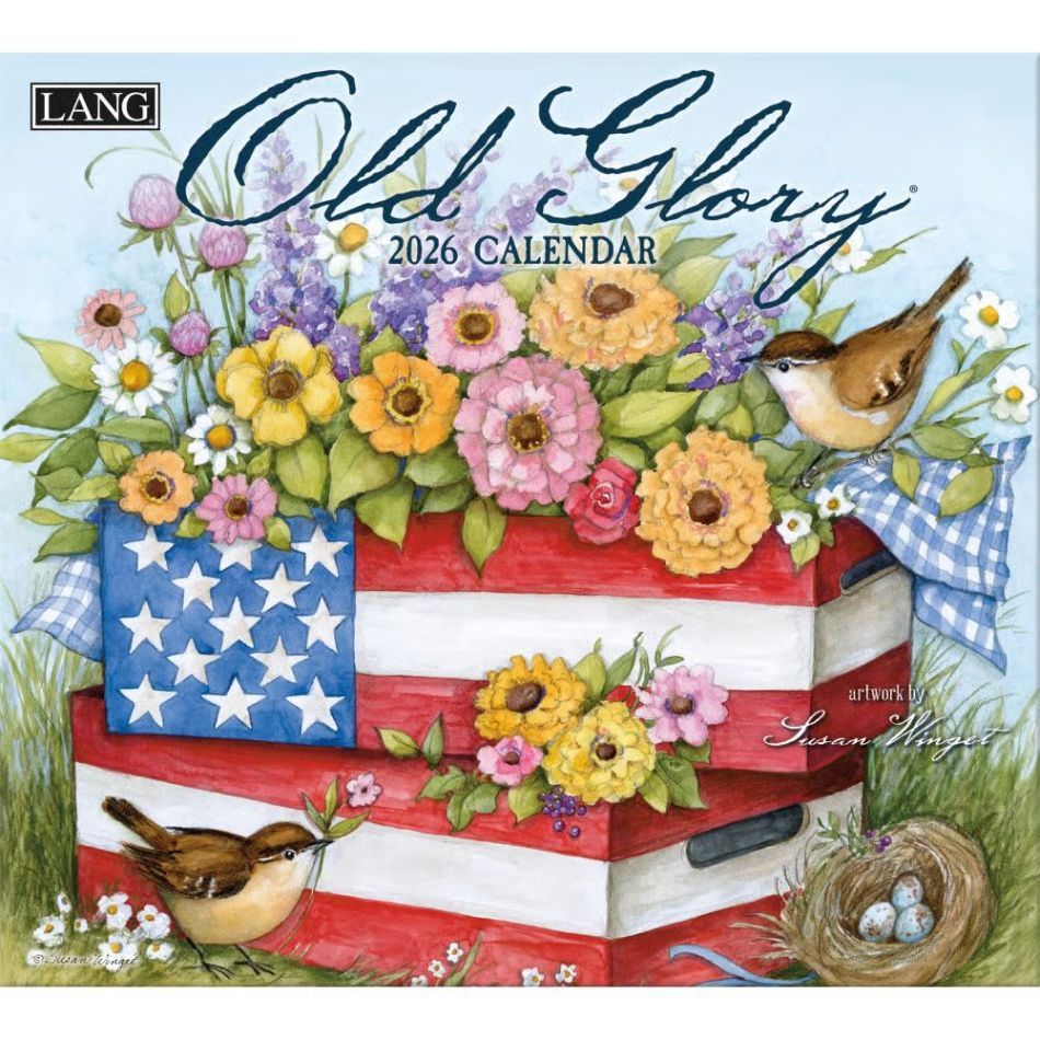 Lang Calendar - 2026 - Old Glory - Susan Winget