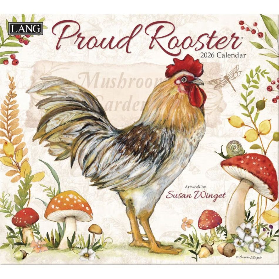 Lang Calendar - 2026 - Proud Rooster - Susan Winget