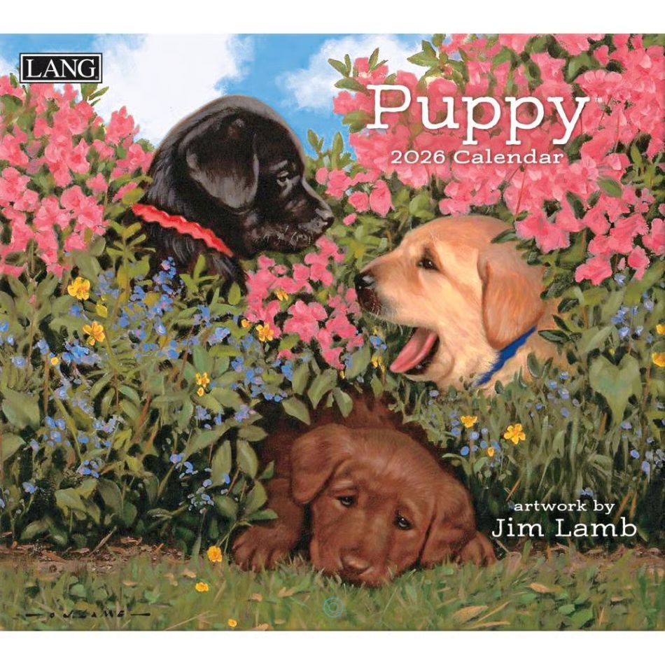 Lang Calendar - 2026 - Puppy - Jim Lamb