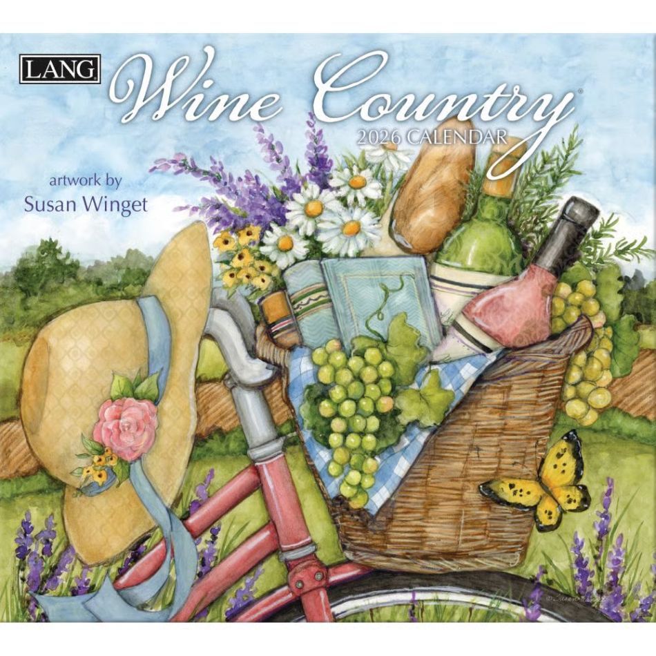 Lang Calendar - 2026 - Wine Country - Susan Winget