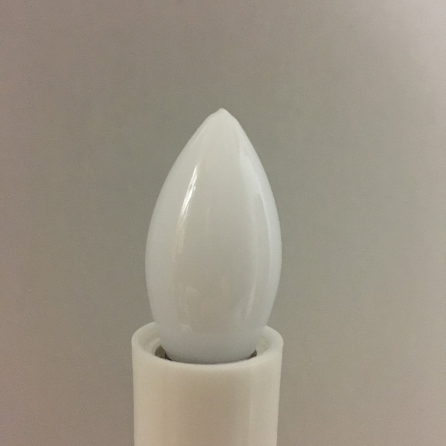 LED Candle Light Bulb Cool White 2PK