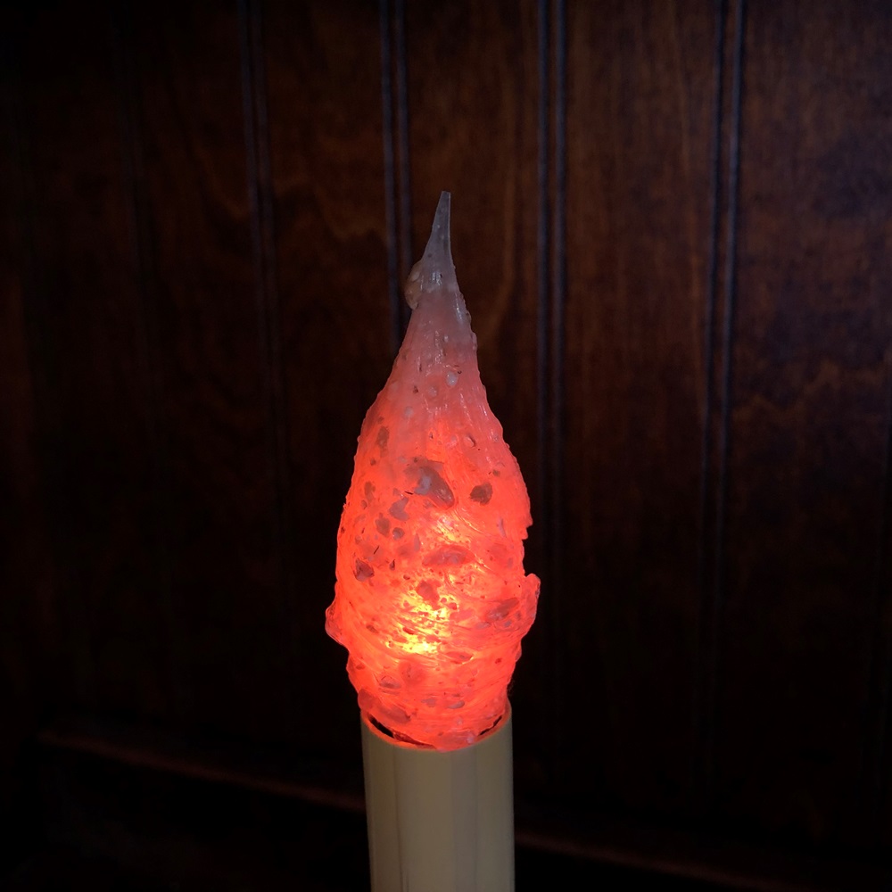 Cappuccino Silicone Flicker Bulb Candelabra Base 3 Watts