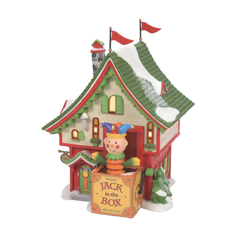 North Pole Village Jacques Jack In The Box Shop 2023