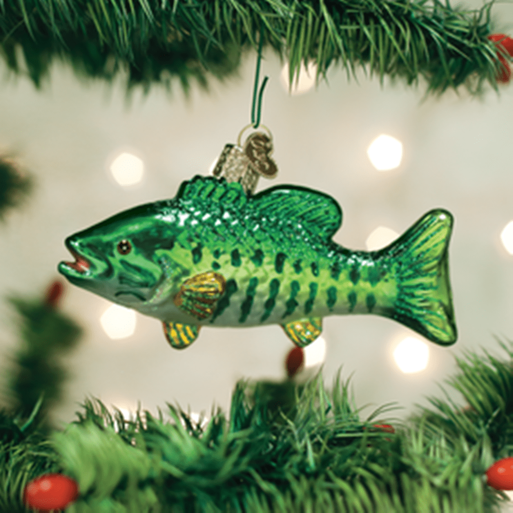 Old World Christmas Glass Ornament - Smallmouth Bass