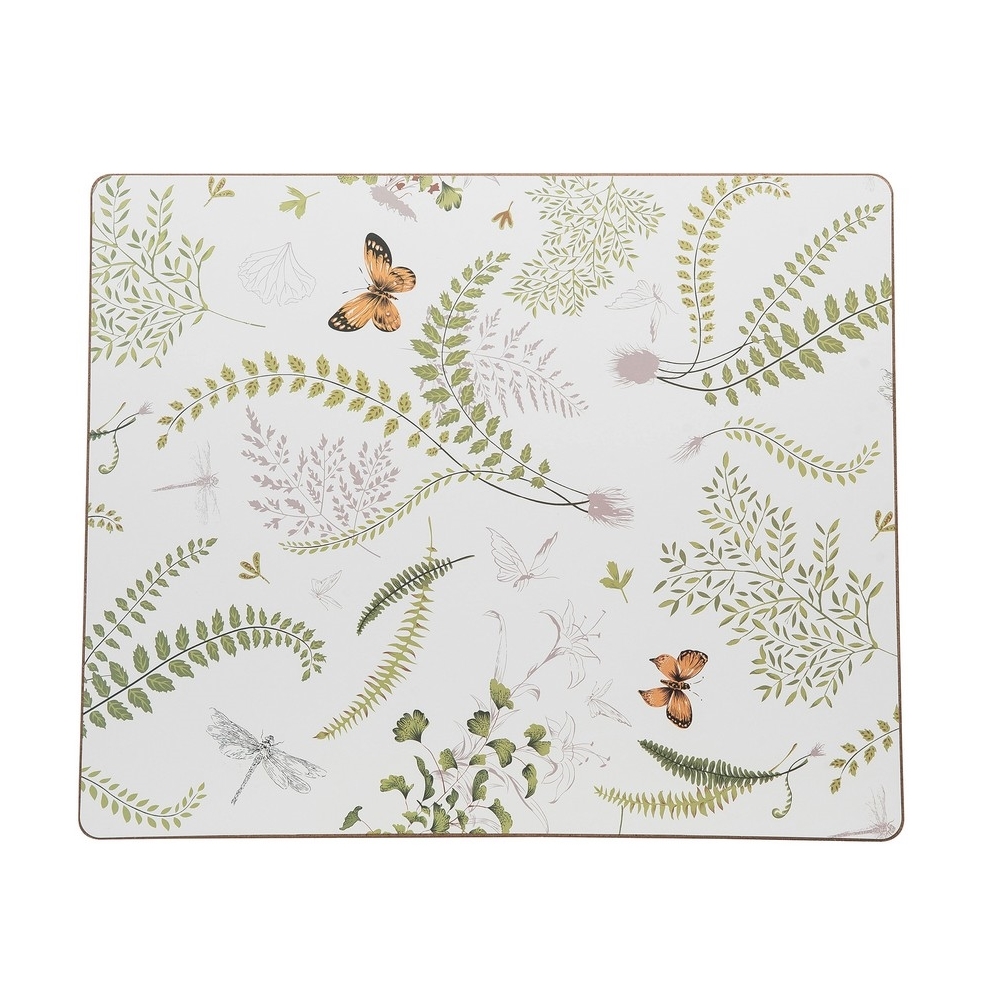 Rectangular Hardboard Placemat Althea 19in x 13in