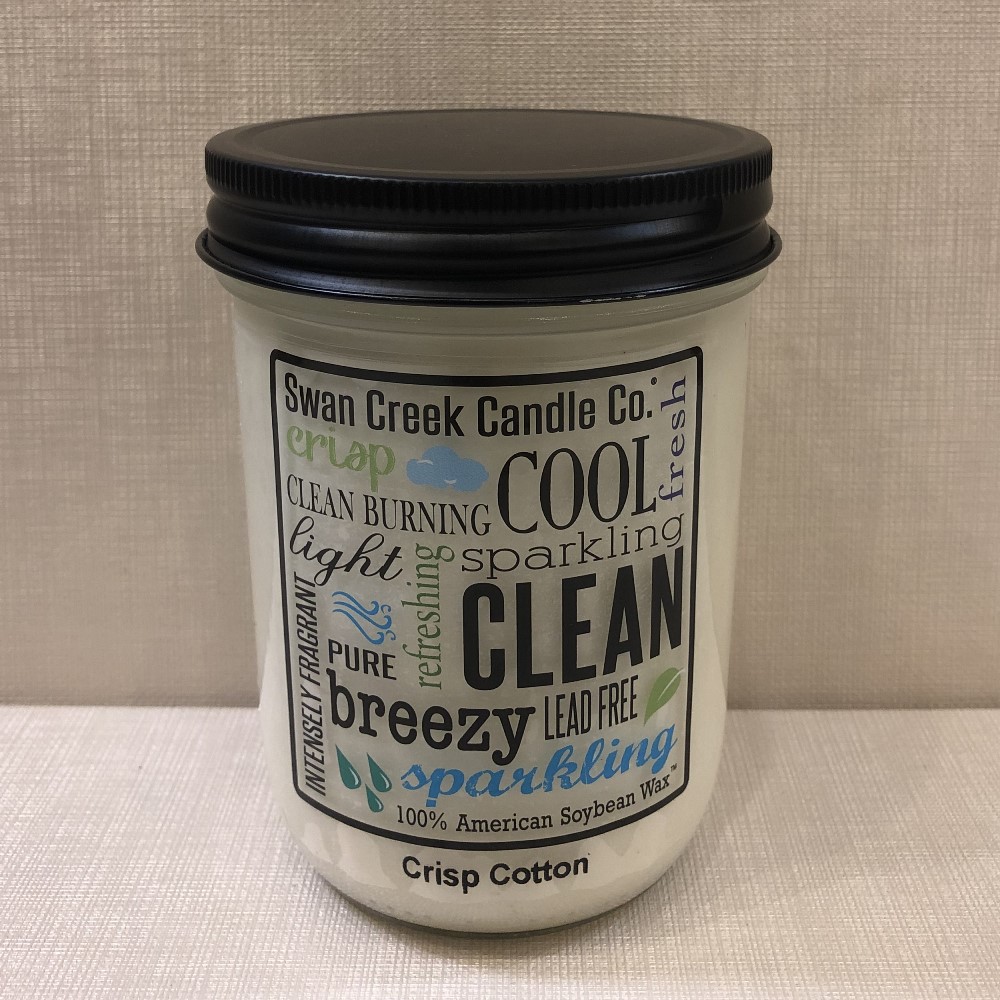 Swan Creek Candle Crisp Cotton 12oz