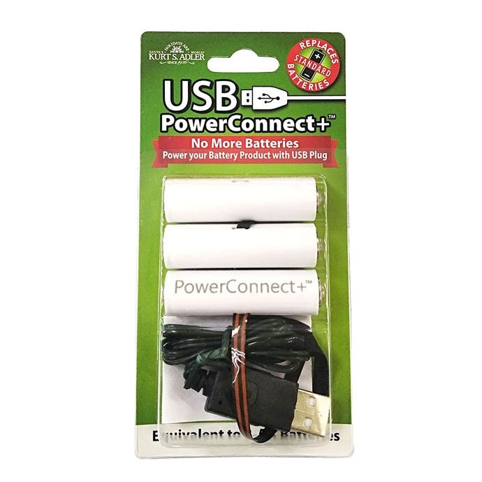 USB PowerConnect+™ 2 AAA Converter Convert Battery to Electric