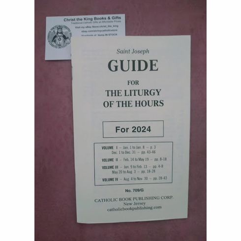 2024 Guide For Liturgy Of The Hours (4 Volumes)