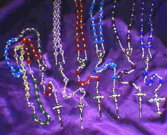 CZECH CRYSTAL ROSARIES