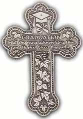 Graduation Crosses GRADUATION PEWTER CROSS
