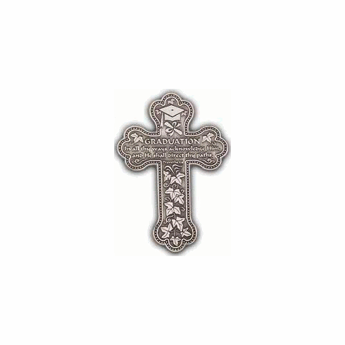 GRADUATION PEWTER CROSS