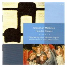 GREGORIAN MELODIES VOLUME 1 BY SOLESMES MONASTIC CHOIR OF THE ABBEY OF ST PETER