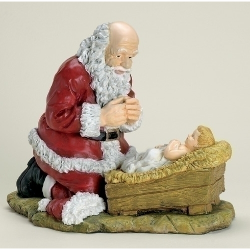 KNEELING SANTA - 12" **SOLD OUT FOR THE SEASON**